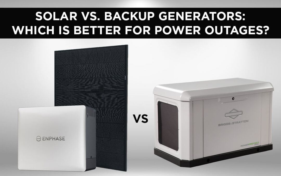 Solar + Batteries vs Generators